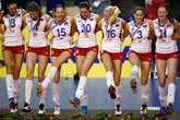 Russische Volleyballerinnen feiern Gold-EM