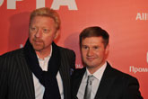 Boris Becker unterstützt Spendengala in Moskau